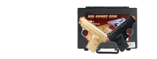 DOUBLE EAGLE P328GB SPRING AIRSOFT PISTOLS - BLACK & GOLD
