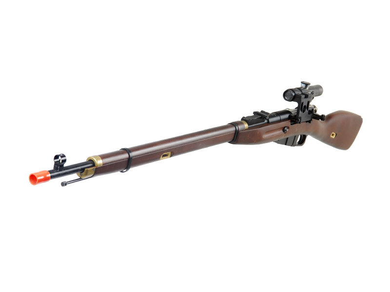 PPS PPSSP0002 Mosin Nagant Bolt Action Sniper Rifle, Real Wood w/ Scope - Click Image to Close