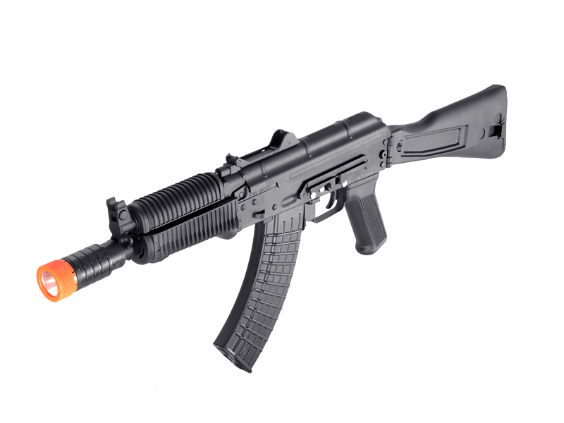 Dboys RK-12 Stubby AK SLR-106UR AEG Metal Gear, Full Metal Body, Side Folding Stock - Click Image to Close