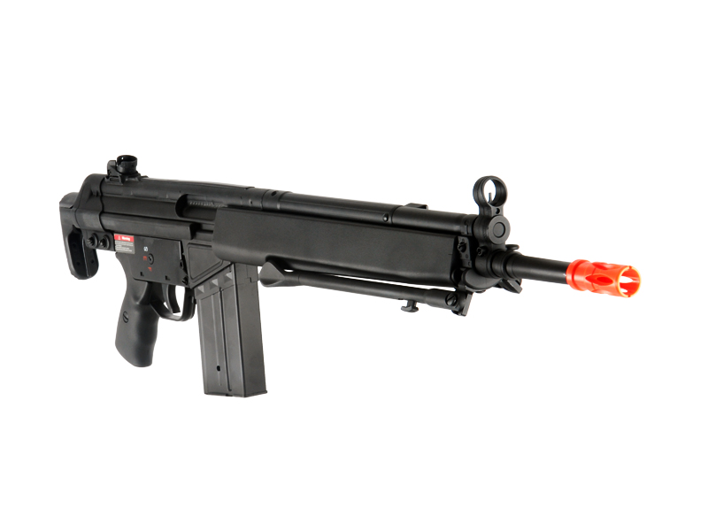 JG T3-A4 AEG Metal Gear, Polymer Body, Integrated Metal Bipod, Adjustable Pull Stock