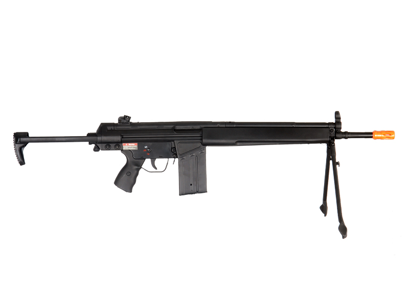 JG T3-A4 AEG Metal Gear, Polymer Body, Integrated Metal Bipod, Adjustable Pull Stock