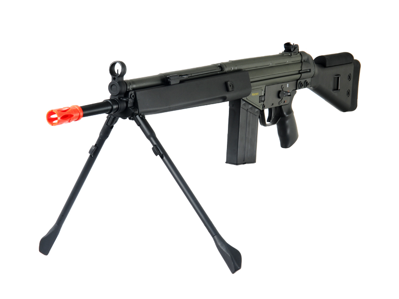 JG T3-K1 T3 SG1 Sniper AEG Metal Gear, Polymer Body w/ Integrated Bi-pod - Click Image to Close