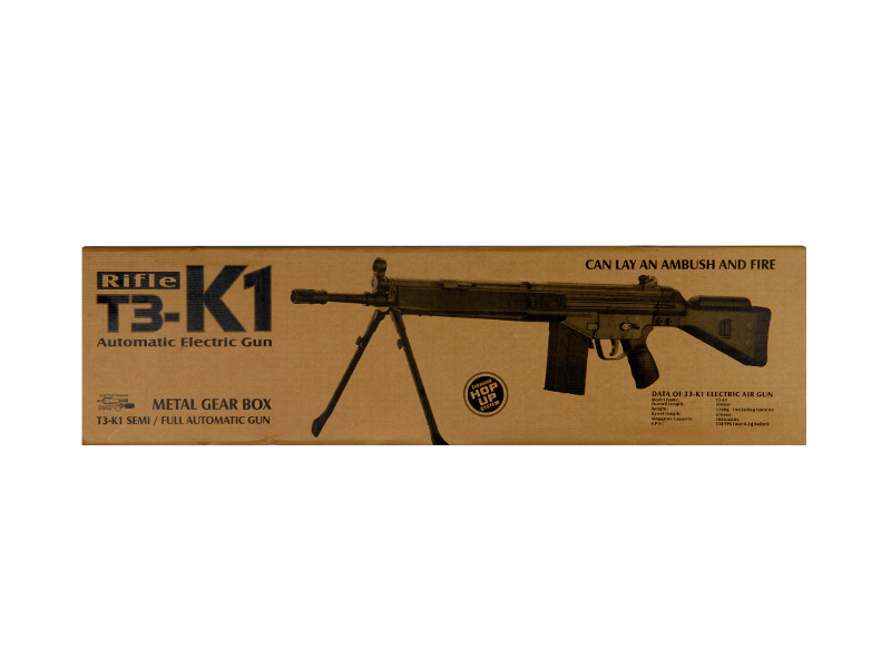 JG T3-K1 T3 SG1 Sniper AEG Metal Gear, Polymer Body w/ Integrated Bi-pod - Click Image to Close