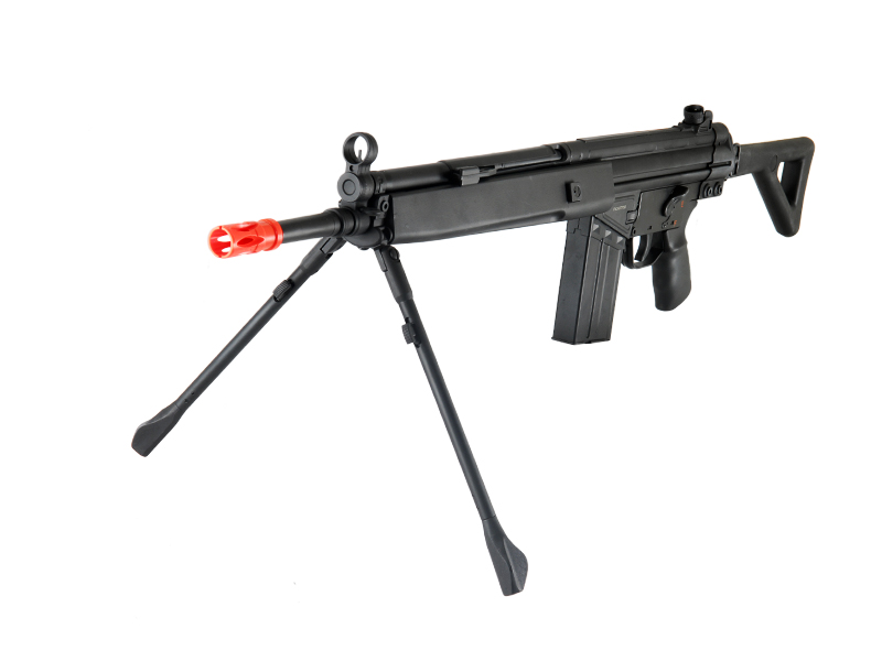 JG T3-MC51A AEG Metal Gear, Polymer Body, Integrated Metal Bipod, Folding Stock