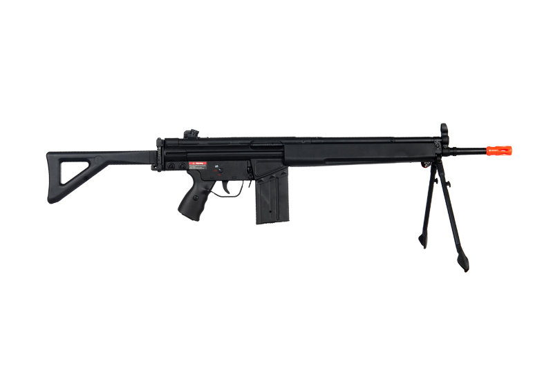 JG T3-MC51A AEG Metal Gear, Polymer Body, Integrated Metal Bipod, Folding Stock