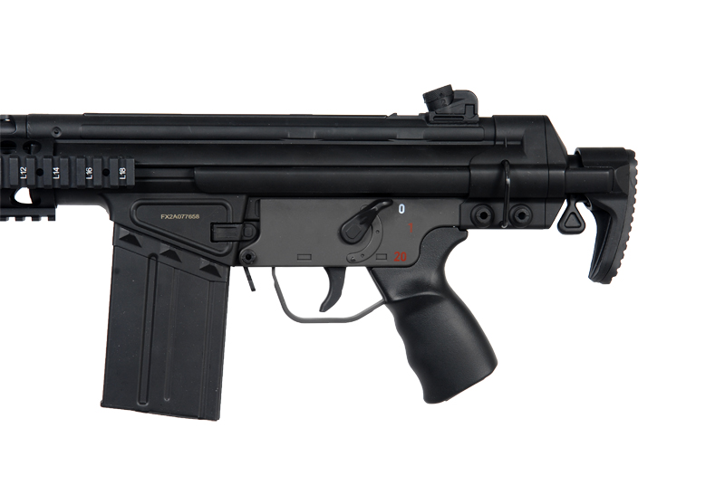 JG T3-MC51P RIS AEG Metal Gear, Polymer Body, Adjustable Pull Stock, Vertical Foregrip - Click Image to Close