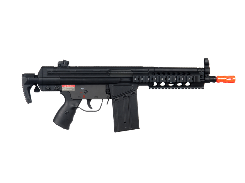 JG T3-MC51P RIS AEG Metal Gear, Polymer Body, Adjustable Pull Stock, Vertical Foregrip - Click Image to Close