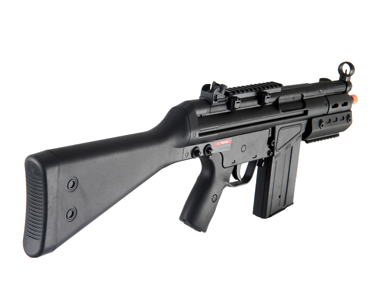 JG T3-SASG FS3-SAS T3 CQB AEG Metal Gear w/ Fixed Stock - Click Image to Close