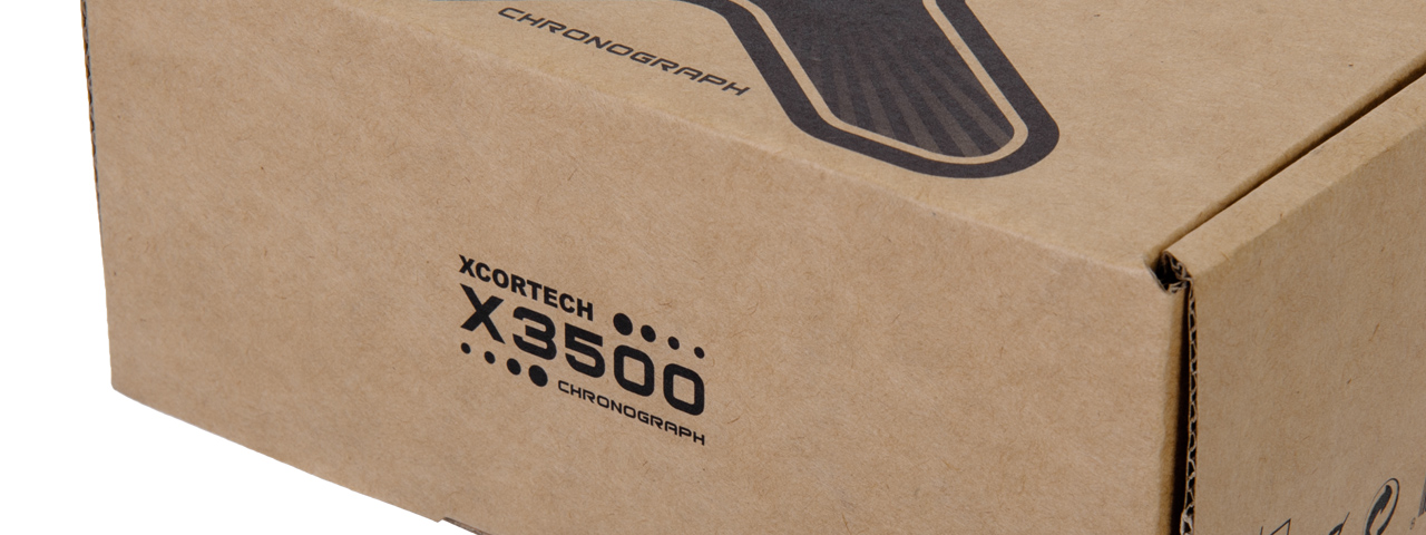 XCORTECH X3500W HANDHELD WIRELESS CHRONOGRAPH - BLACK