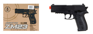 CYMA ZM23 MK.23 METAL SPRING PISTOL - BLACK