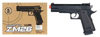 UK ARMS COMPACT METAL SPRING PISTOL - BLACK