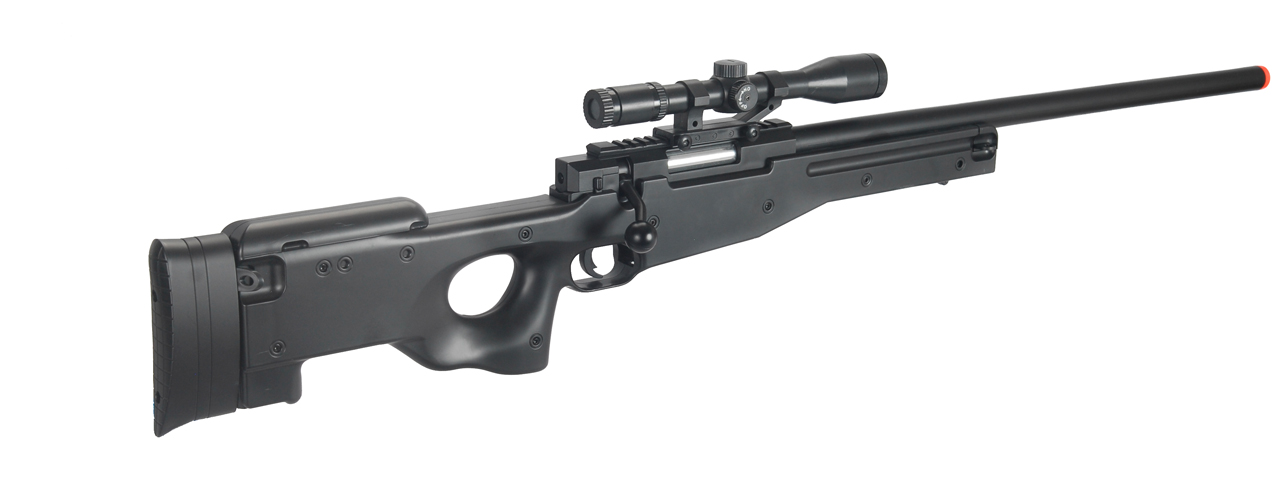 CYMA ZM52 L96 Bolt Action Airsoft Spring Sniper Rifle (Color: Black) - Click Image to Close