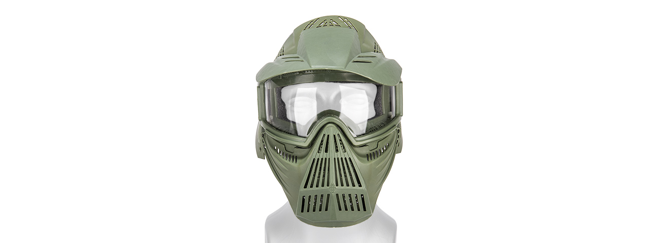 G-FORCE COMPLETE PROTECTION WIRE MESH AIRSOFT FACE MASK - TAN