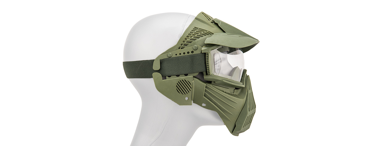 G-FORCE COMPLETE PROTECTION WIRE MESH AIRSOFT FACE MASK - TAN - Click Image to Close