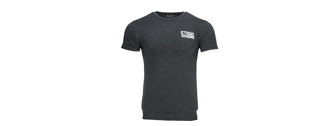 5.11 TACTICAL BRICKS AND MORTAR T-SHIRT - CHARCOAL HEATHER - Click Image to Close