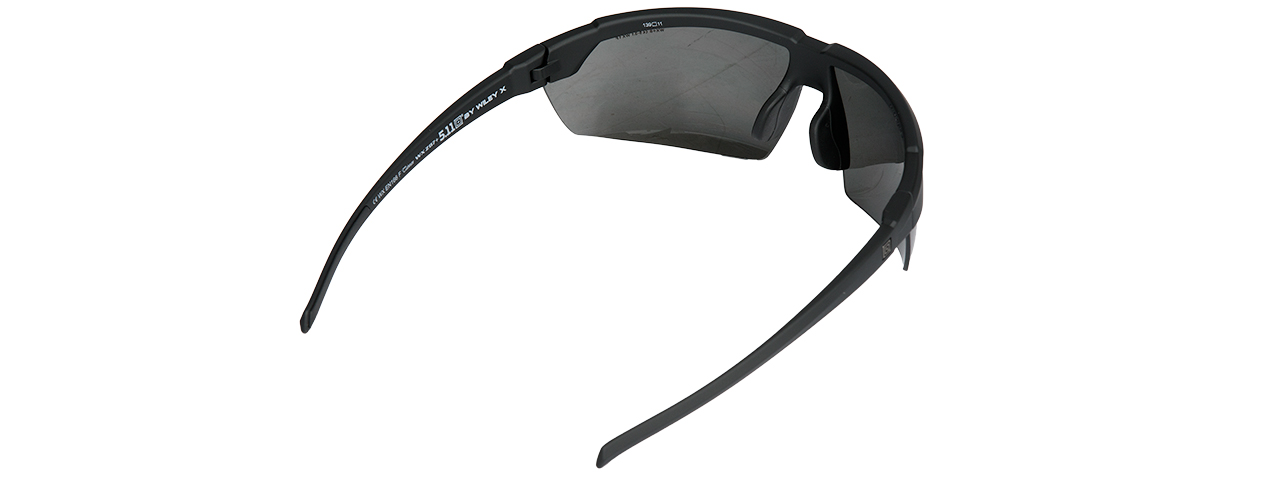 5.11 TACTICAL ACCELAR 3-LENS SHOOTING GLASSES - BLACK - Click Image to Close