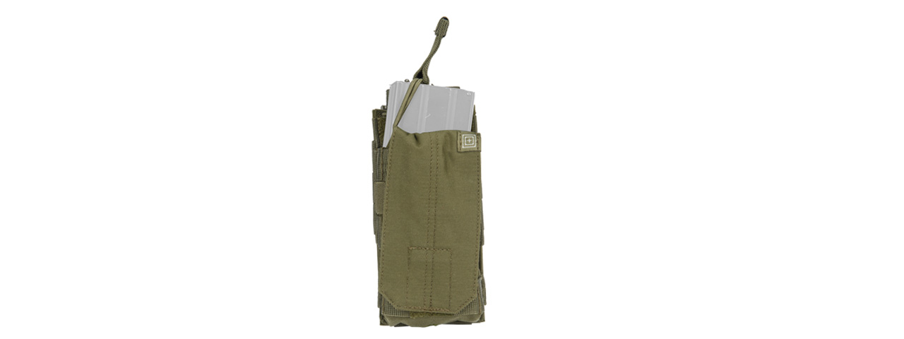 5.11 TACTICAL AR BUNGEE RETENTION COVER FLAP SINGLE - TAC OD - Click Image to Close