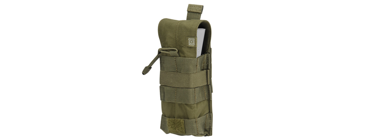 5.11 TACTICAL AR BUNGEE RETENTION COVER FLAP SINGLE - TAC OD - Click Image to Close