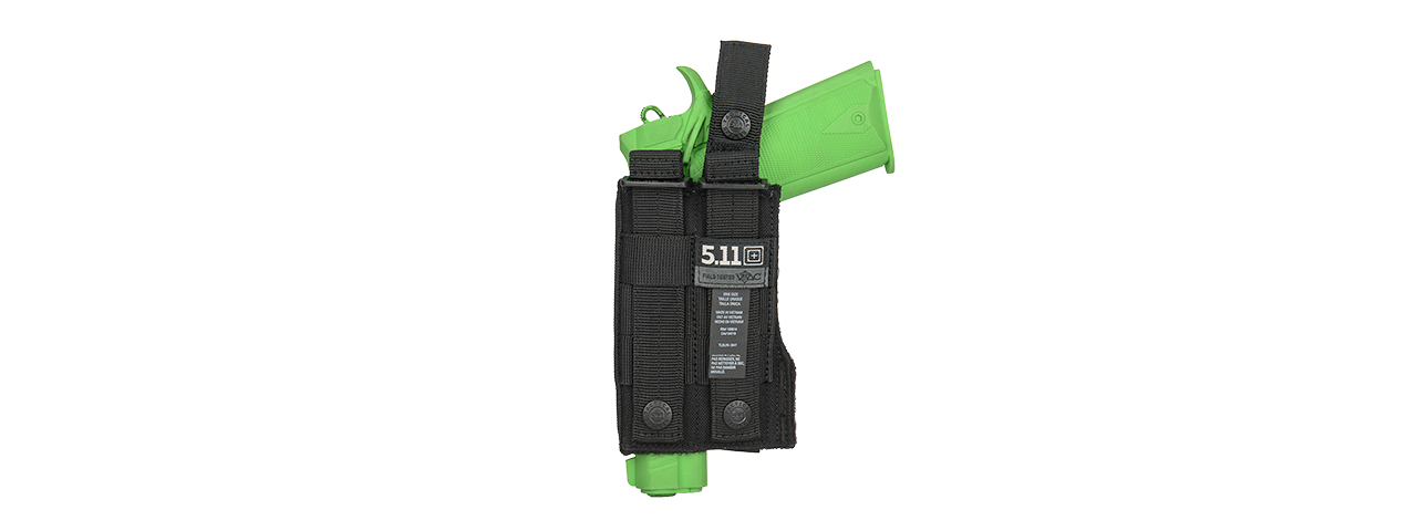 5.11 TACTICAL LBE COMPACT PISTOL HOLSTER - BLACK - Click Image to Close