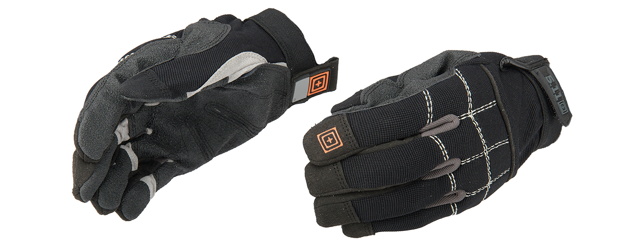 5.11 TACTICAL STATION GRIP HEAVY DUTY NYLON GLOVES - BLACK