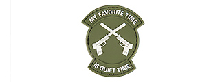 AC-130N "MY FAVORITE TIME IS QUIET TIME" PVC PATCH (OD)