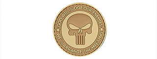AC-130T "GOD WILL JUDGE OUR ENEMIES" PVC PATCH (TAN)
