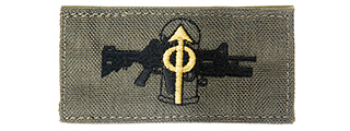 AC-133G ADHESIVE HIGH QUALITY M203 FRAG OUT PATCH (OLIVE DRAB)