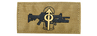 AC-133T ADHESIVE HIGH QUALITY M203 FRAG OUT PATCH (TAN)