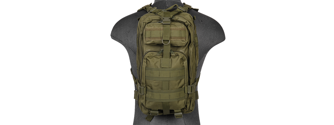 AC-165G 3P BACKPACK (OD GREEN) - Click Image to Close