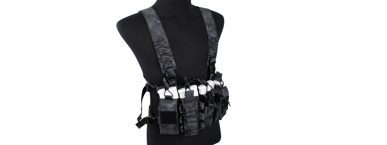 UK ARMS AIRSOFT TACTICAL QR CHEST RIG - TYPHON CAMO