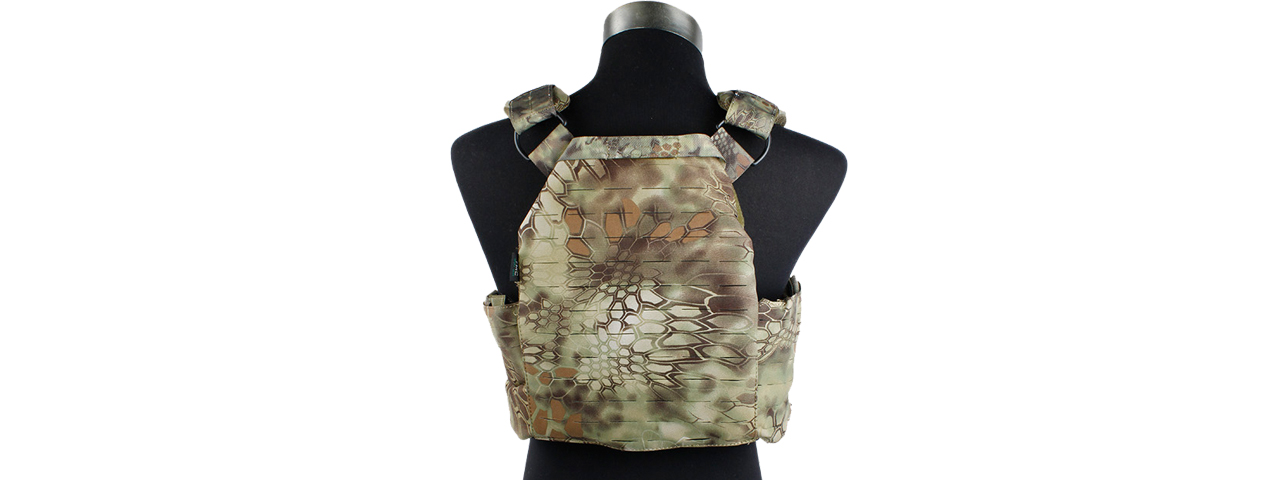 AMA Laser Cut Airsoft Tactical Vest w/ Molle Webbing (MLD) - Click Image to Close