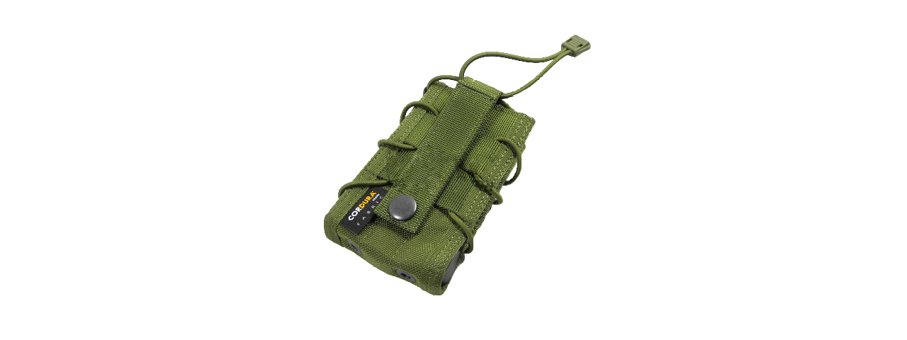 AC-302G CROSS MODULAR SINGLE RIFLE MAGAZINE POUCH (OD) - Click Image to Close