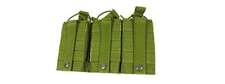 AC-303G TRIPLE WEDGE CORDURA MAGAZINE POUCH (OLIVE DRAB)