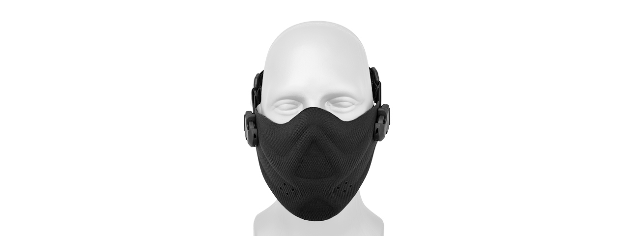 AC-388BK NEOPRENE HARD FOAM HALF MASK (BK)