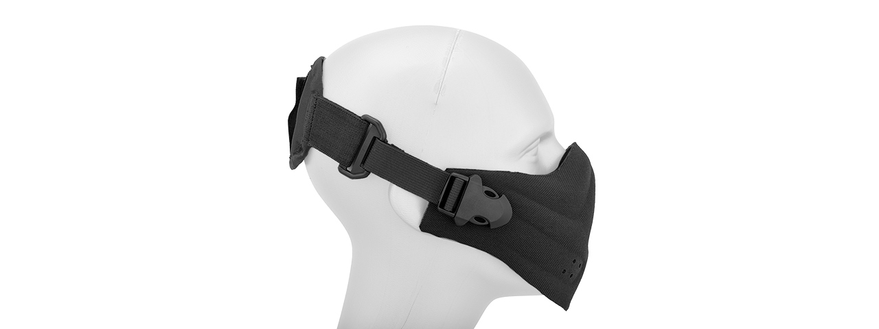 AC-388BK NEOPRENE HARD FOAM HALF MASK (BK)