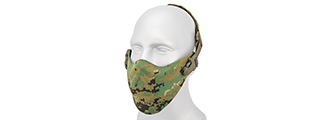 AC-388JD NEOPRENE HARD FOAM HALF MASK (JUNGLE DIGITAL) - Click Image to Close