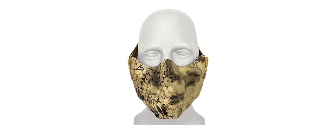 AC-587HI SKULL HALF-FACE MASK (HLD)