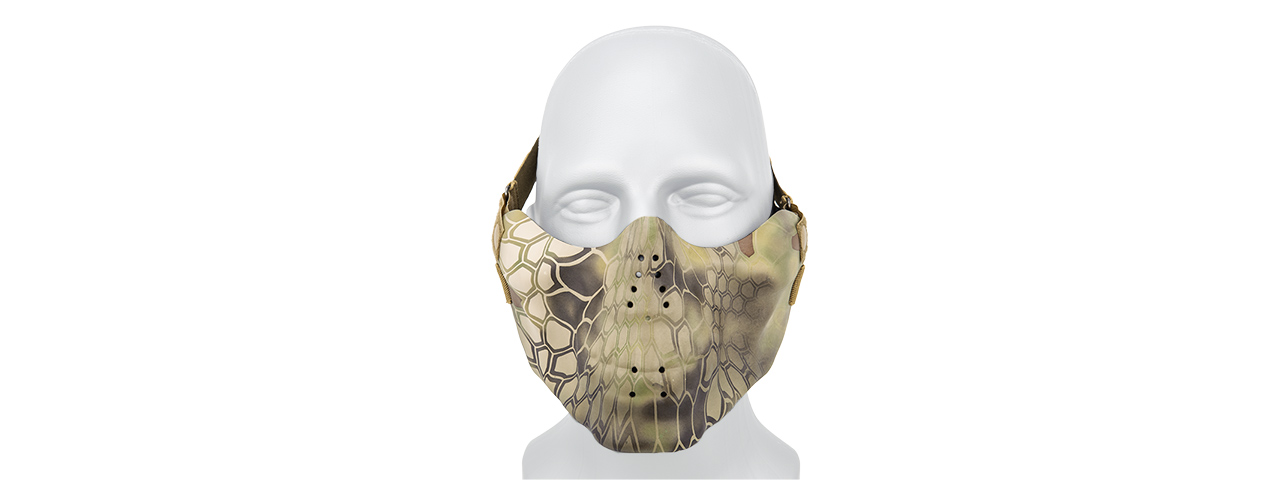 AC-587MA SKULL HALF-FACE MASK (MAD) - Click Image to Close