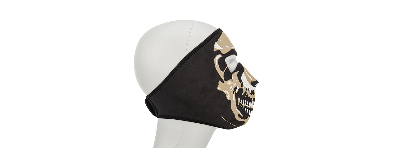 AC-588FS SKULL EVA FACE MASK (BK/TAN)