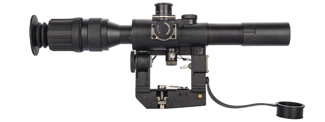 APL-ASP3004 AMP 4X26 SVD DRAGUNOV SCOPE W/ PSO-1 RETICLE (BLACK) - Click Image to Close