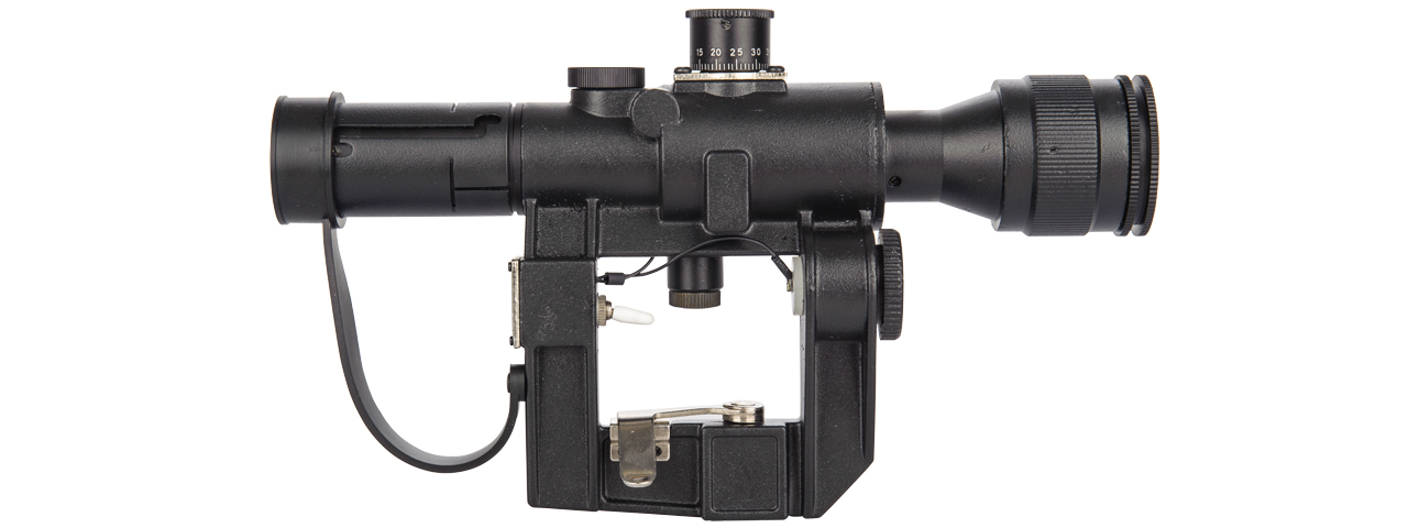 APL-ASP3004 AMP 4X26 SVD DRAGUNOV SCOPE W/ PSO-1 RETICLE (BLACK) - Click Image to Close