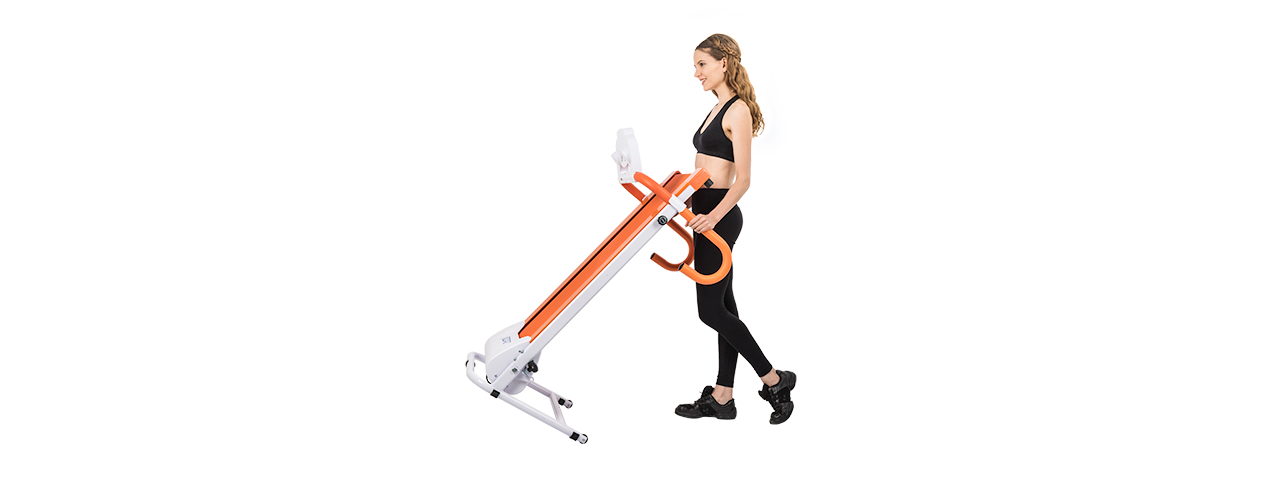 AU-500R AUWIT 600W ELECTRIC MOTORIZED FOLDING TREADMILL (ORANGE)