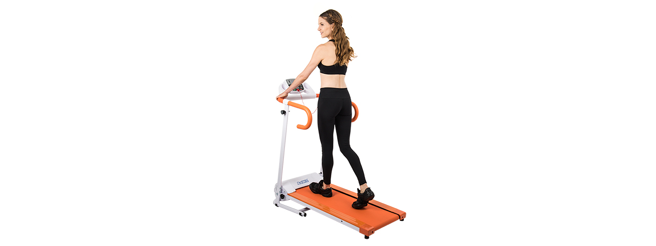 AU-500R AUWIT 600W ELECTRIC MOTORIZED FOLDING TREADMILL (ORANGE)