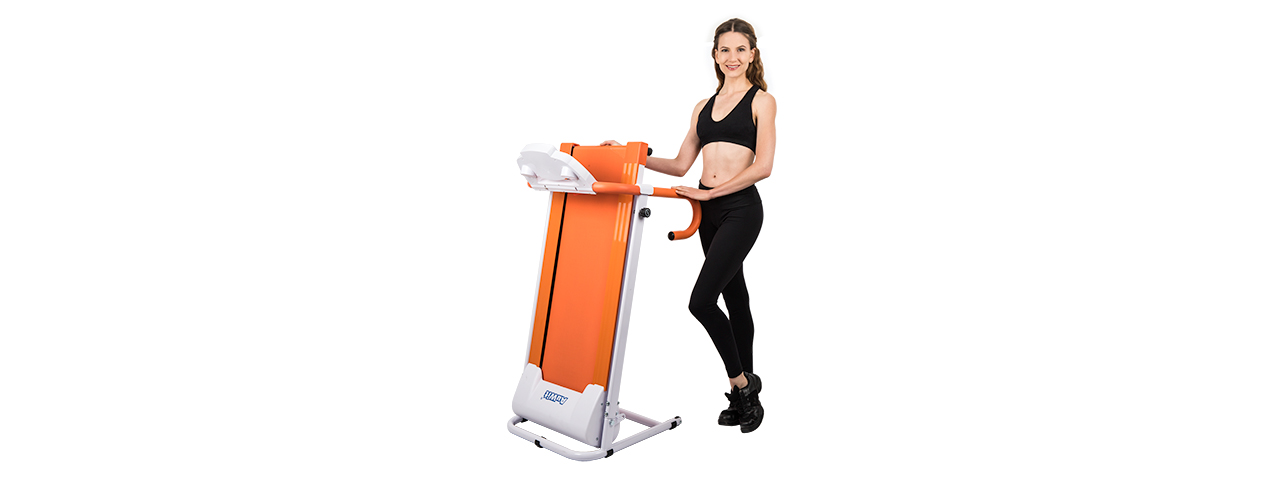 AU-500R AUWIT 600W ELECTRIC MOTORIZED FOLDING TREADMILL (ORANGE)