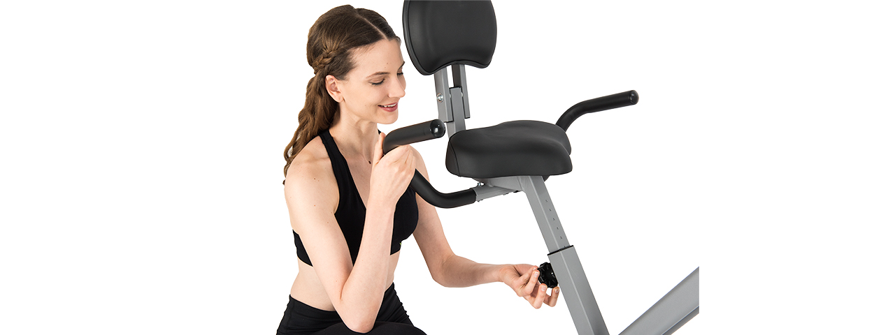 AU-504B AUWIT MAGNETIC EXERCISE BIKE W/ TENSION CONTROL (BLACK)