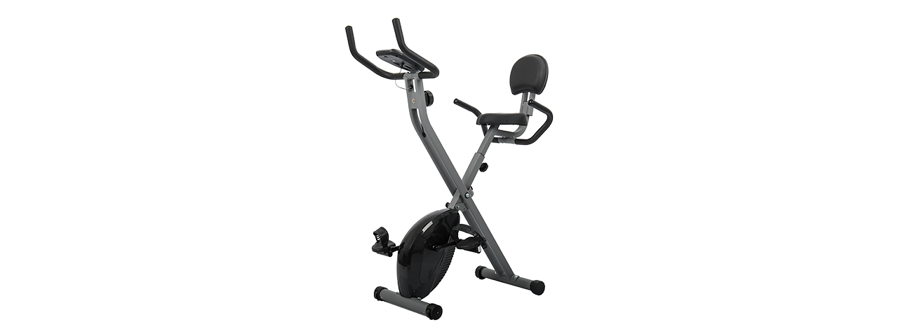 AU-504B AUWIT MAGNETIC EXERCISE BIKE W/ TENSION CONTROL (BLACK) - Click Image to Close