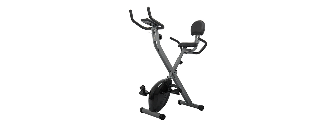 AU-504B AUWIT MAGNETIC EXERCISE BIKE W/ TENSION CONTROL (BLACK)