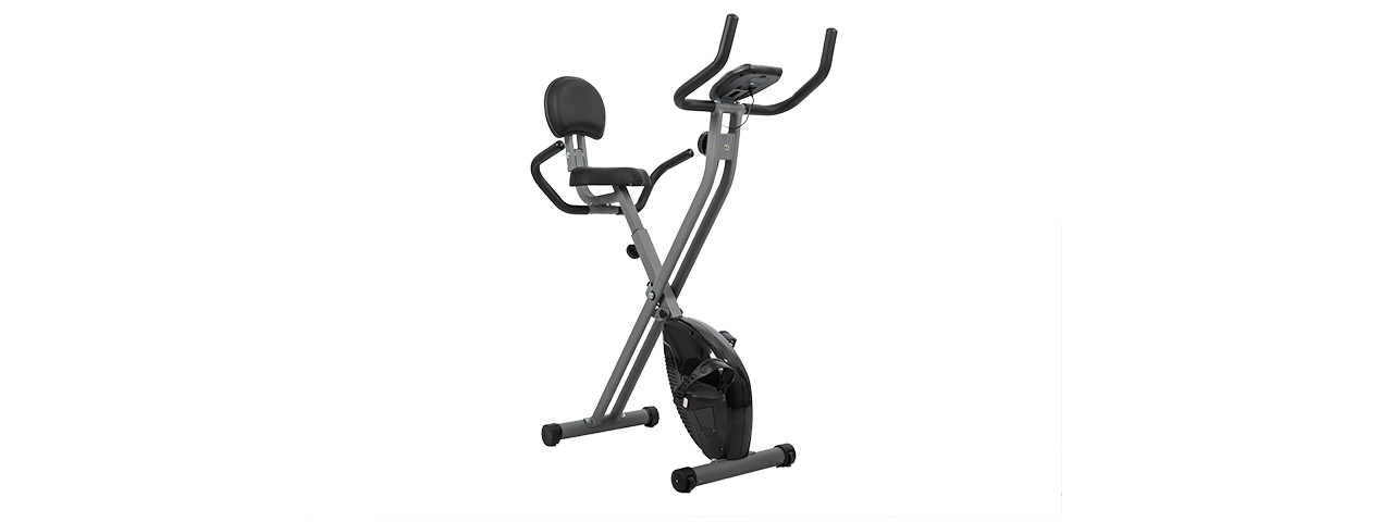 AU-504B AUWIT MAGNETIC EXERCISE BIKE W/ TENSION CONTROL (BLACK)