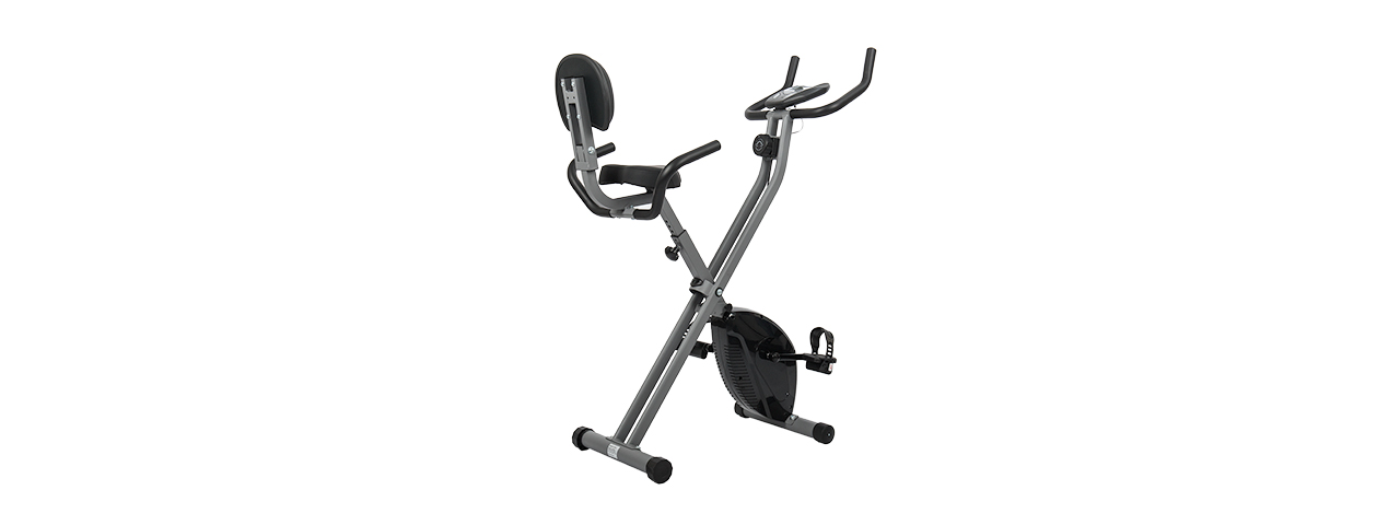 AU-504B AUWIT MAGNETIC EXERCISE BIKE W/ TENSION CONTROL (BLACK) - Click Image to Close