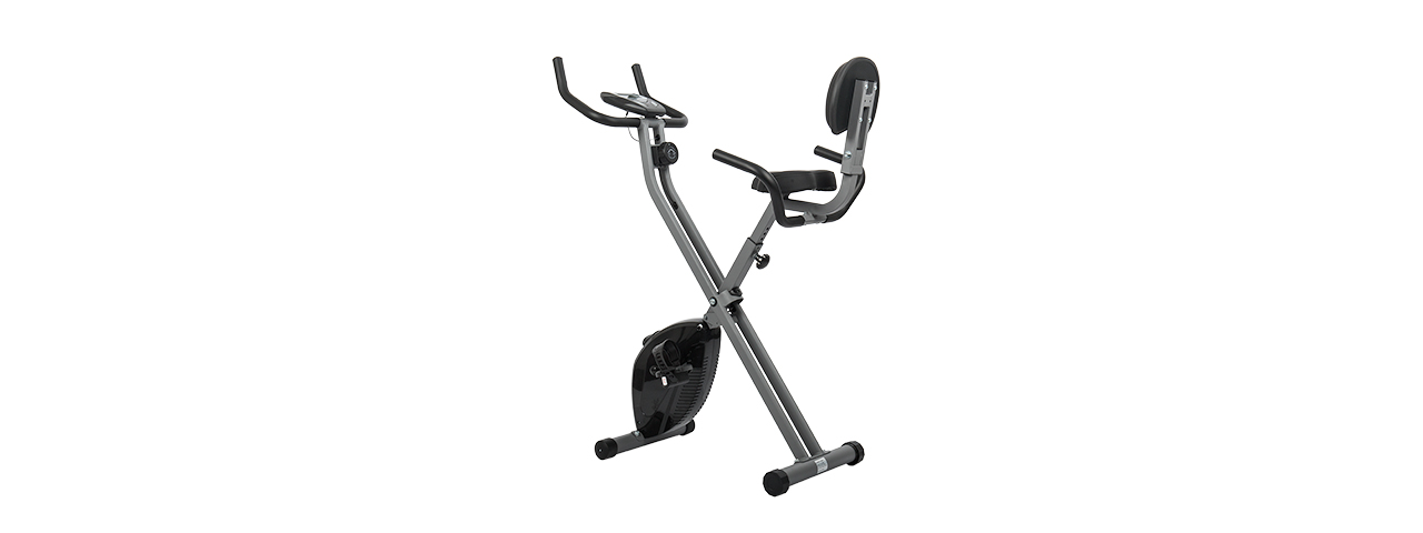 AU-504B AUWIT MAGNETIC EXERCISE BIKE W/ TENSION CONTROL (BLACK) - Click Image to Close